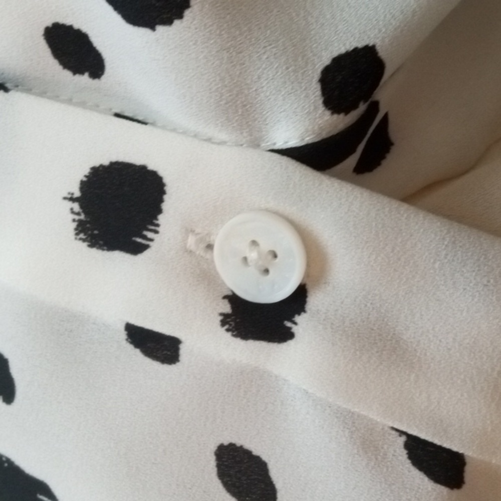 Ted Baker Polka Dot Button-Up Blouse - Picture 7 of 7